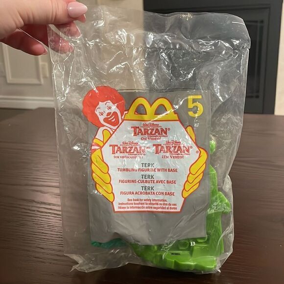 Lot of 4 Walt Disney Tarzan on Video McDonalds Happy Meal Toys NWT Sealed in Pkg - Picture 6 of 9
